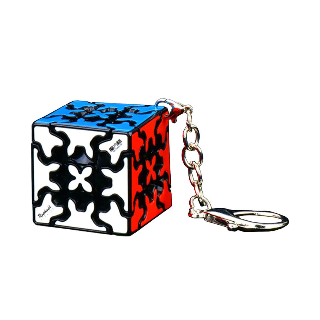 QiYi Porte-clé Gear Cube 3x3 - Engrenage - photo 1