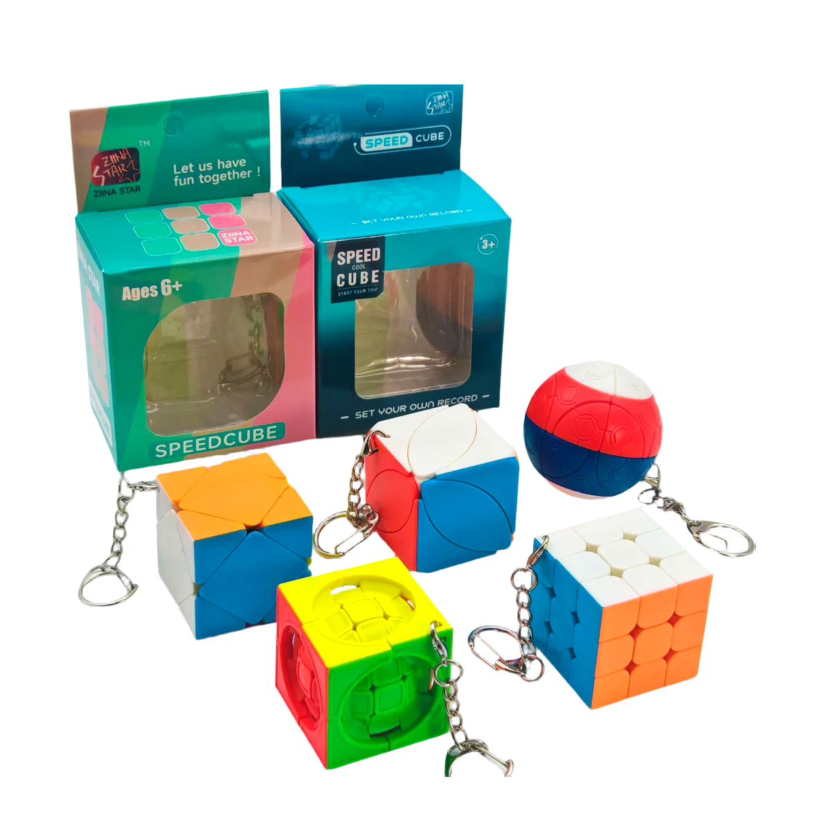 Porte-clés Rubik's Cube 3x3 - Rubik's cube 3x3 - photo 2