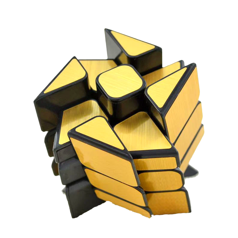 Mirror Cube 3x3 Windmill couleur or
