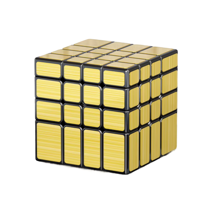 Rubik's cube miroir 4x4 doré