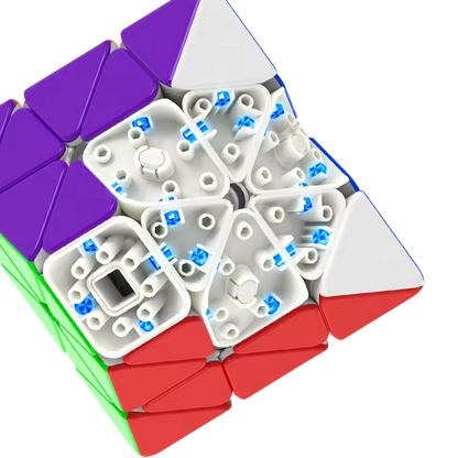 intérieur du mécanisme du rubiks cube losange