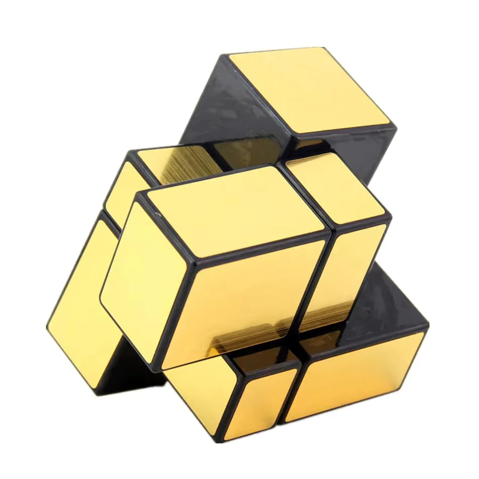mirror block doré