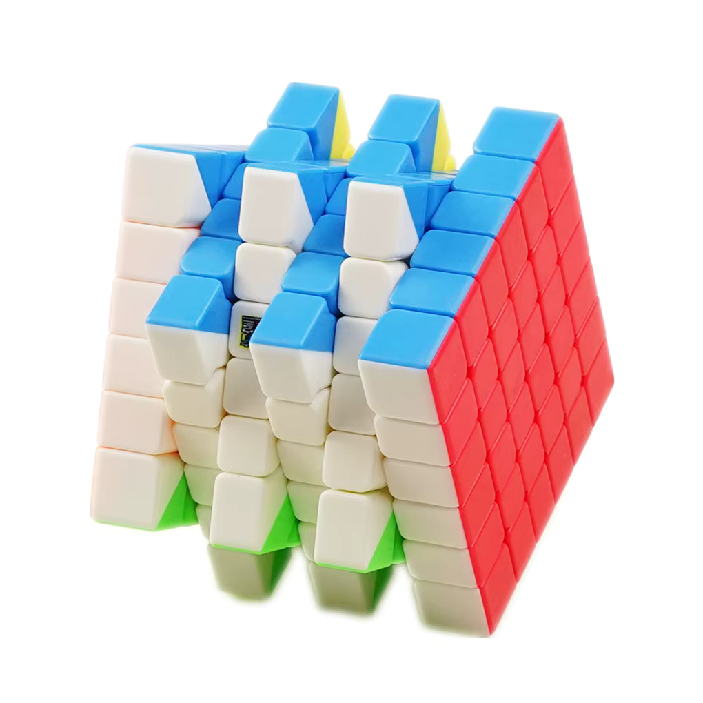 cube 6x6x6 stickerless mélangé