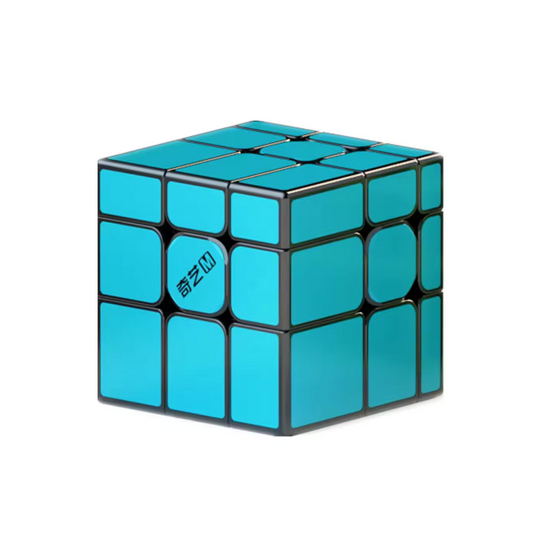 rubiks cube miroir magnétique bleu