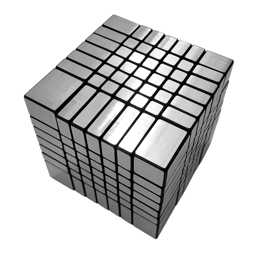 Rubik's cube miroir 7x7 résolu