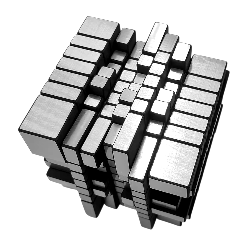 cube miroir 7x7 mélangé