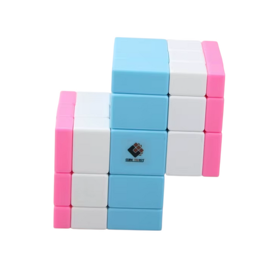 rubik's cube miroir siamois rose