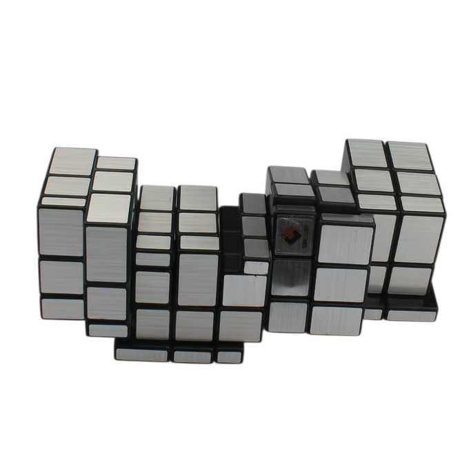 rubik's cube miroir tower mélangé