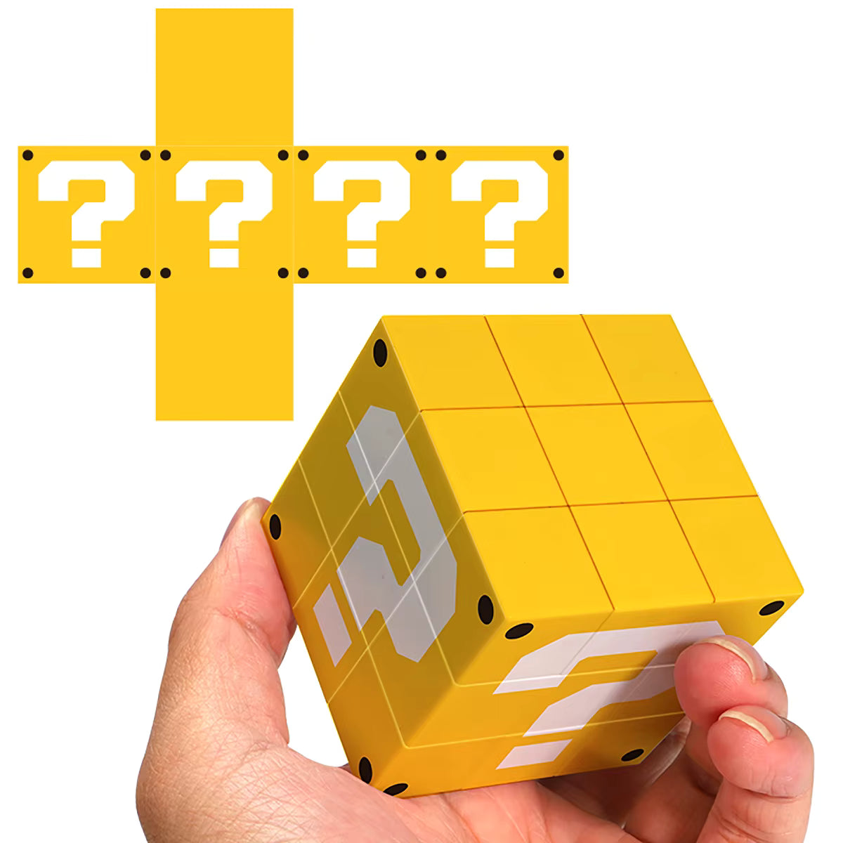 rubik's cube jaune