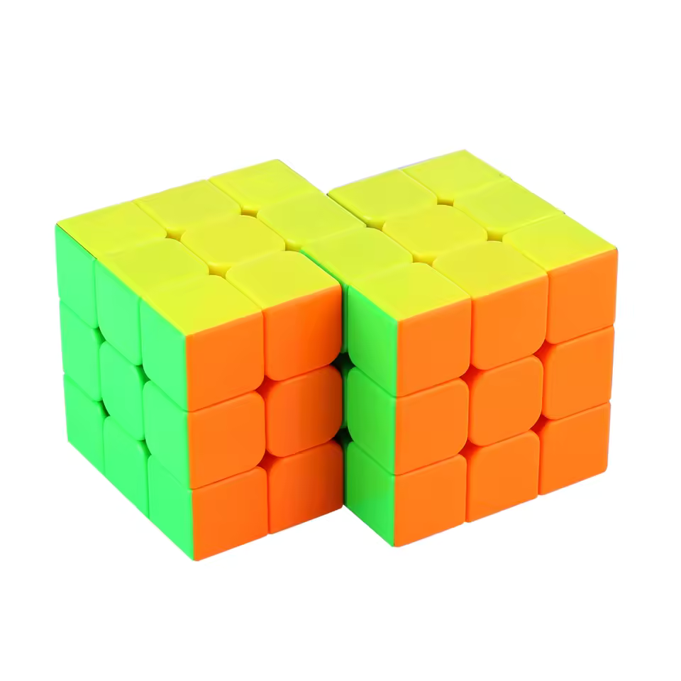 rubik's cube siamois stickerless