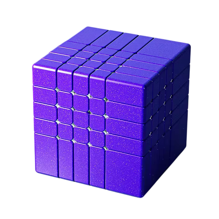 rubiks cube miroir 5x5 violet